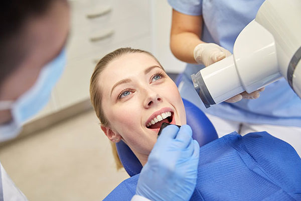Patient Receiving Crowns