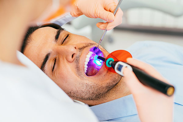 Patient Receiving a Filling